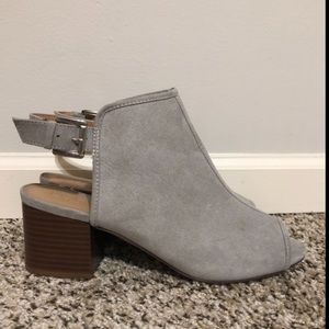 NWT Loft open toe booties